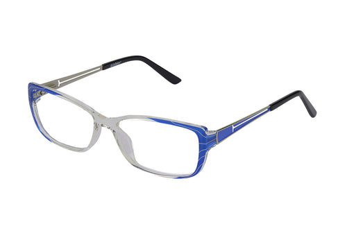 Eyecraft Aspen womens blue glass frames