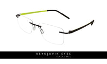 Reykjavik Eron men's black glass frames