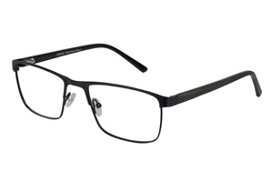 Eyecraft Fisher men's black glass frames