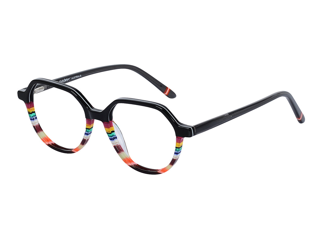 Eyecraft Zinnia women's black mixed glass frames