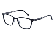 Eyecraft Jason men&#39;s shiny black gunmetal glass frames
