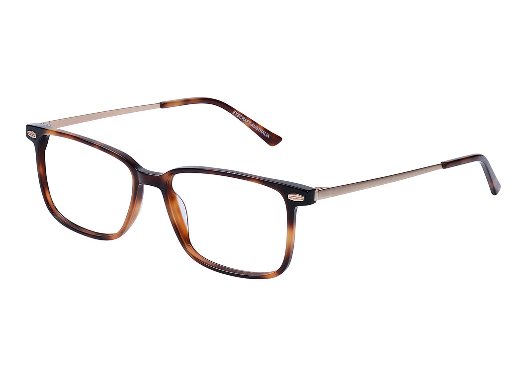 Eyecraft Advance men's brown tortoise demi havana glass frames