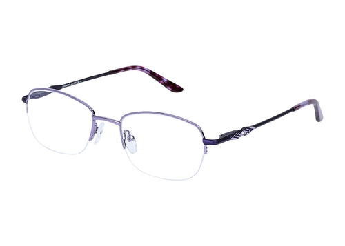 Eyecraft Kalypso women's purple glass frames