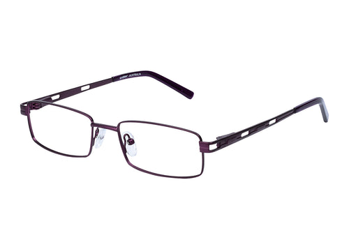 Eyecraft Binge men's purple glass frames