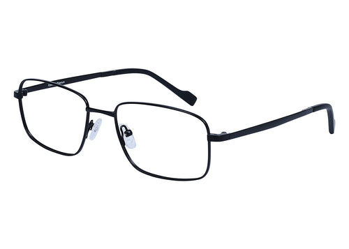 Eyecraft Jarvis men's black glass frames