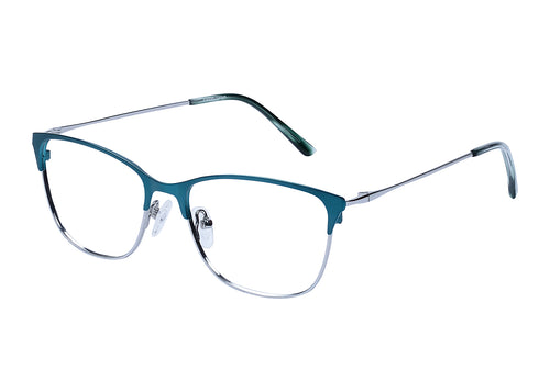 Eyecraft Jessica women's aqua glass frames