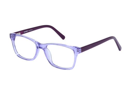 Eyecraft Lacey kids' purple glass frames