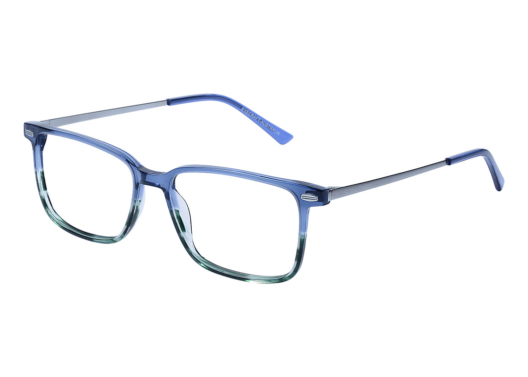 Eyecraft Advance men's blue green glass frames