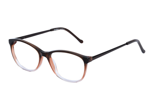 Eyecraft Octavia women's brown glass frames