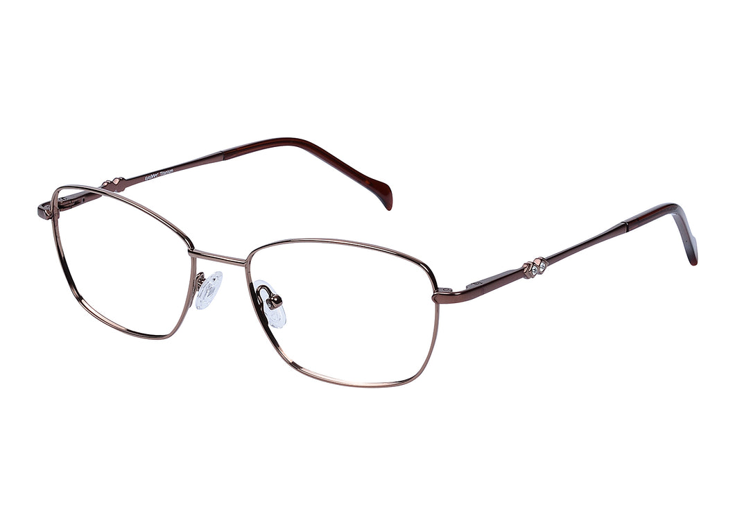 Eyecraft Jennifer women's brown glass frames