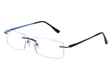 Eyecraft Nifty men&#39;s gunmetal blue glass frames
