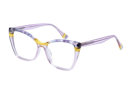 Eyecraft Karen unisex purple glass frames