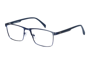 Eyecraft Fisher men's blue glass frames