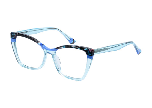 Eyecraft Karen unisex blue glass frames