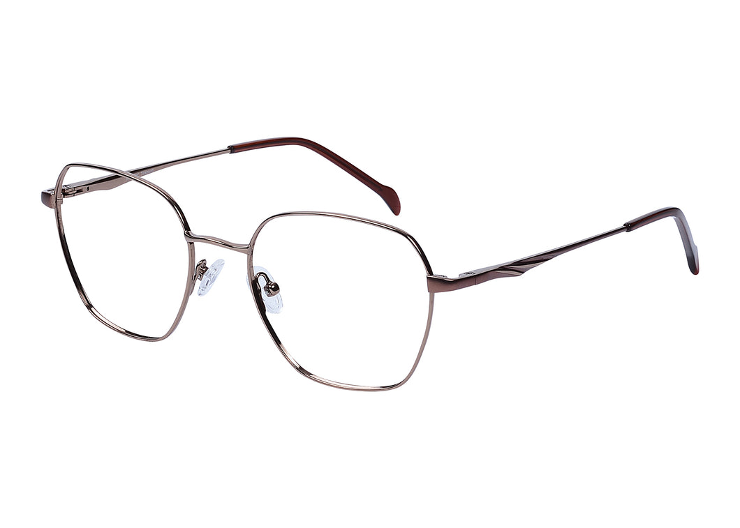 Eyecraft Haylee women's brown glass frames