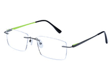 Eyecraft Bling men&#39;s black yellow glass frames
