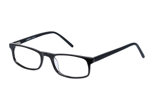 Eyecraft Peyton unisex black glass frames