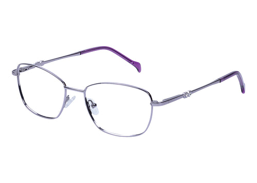 Eyecraft Jennifer women's purple glass frames