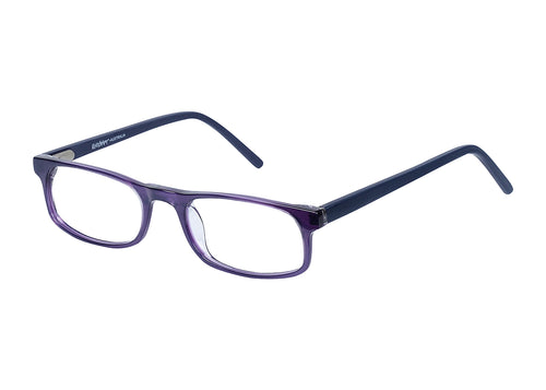 Eyecraft Peyton unisex purple glass frames