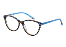Eyecraft Astrid women&#39;s brown blue glass frames
