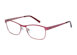 Eyecraft Wha-Wha women's red gold glass frames