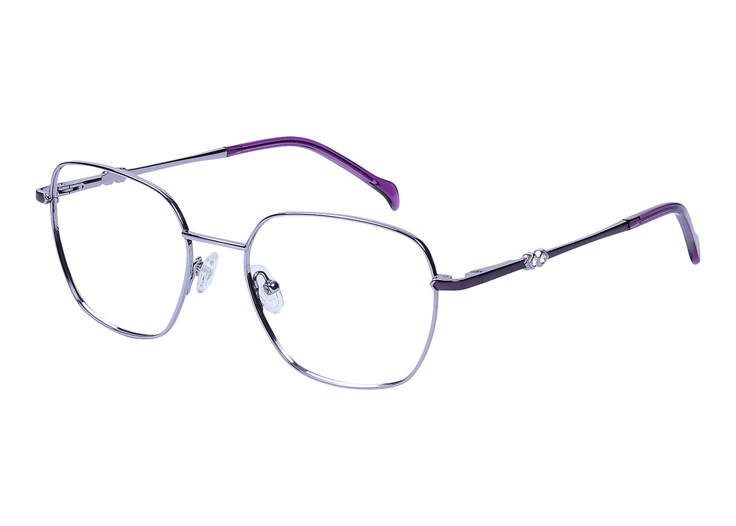 Eyecraft Maryanne women's purple glass frames