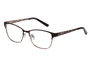 Eyecraft Valeria women's brown glass frames