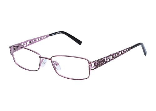 Eyecraft Sonia women's brown pink glass frames