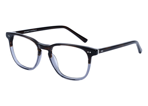 Eyecraft Traveler men's brown grey glass frames