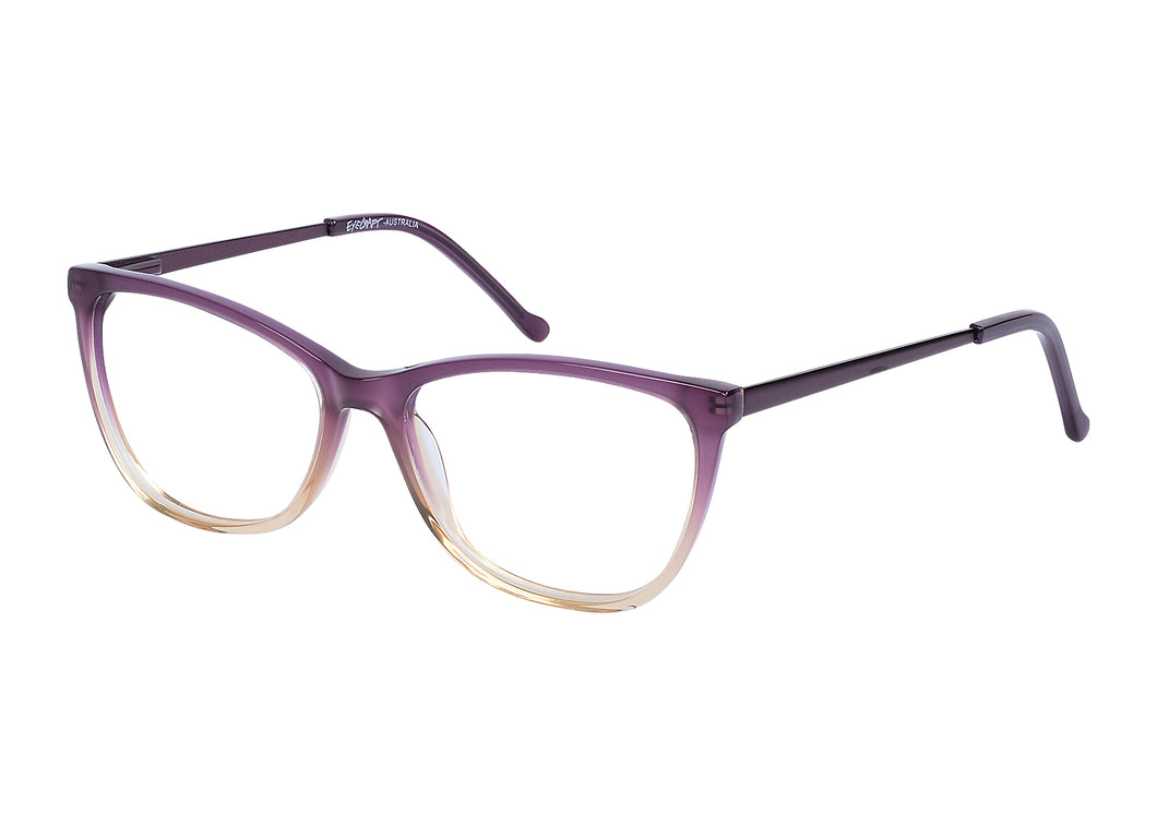 Eyecraft Amity women's purple glass frames