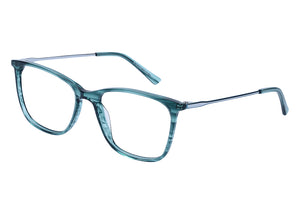 Eyecraft Constance women's green glass frames