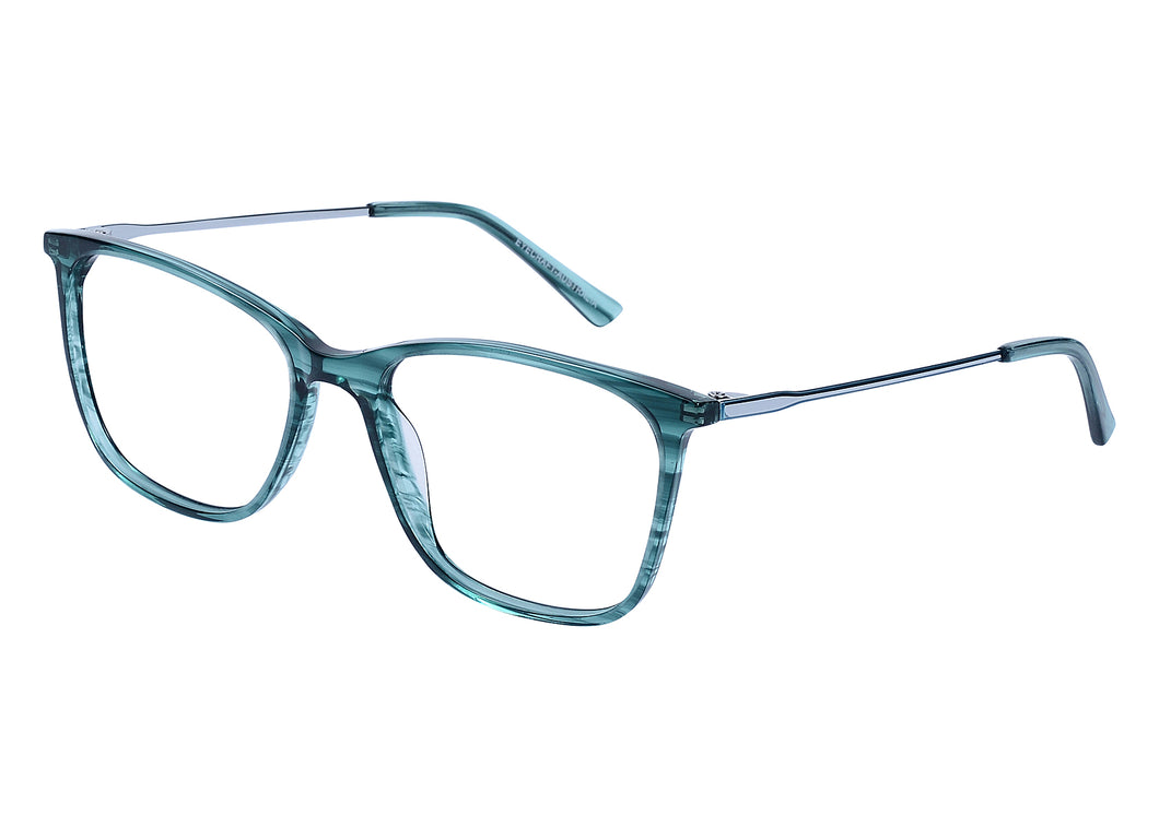 Eyecraft Constance women's green glass frames