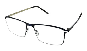 Reykjavik Fredrik men's blue gold glass frames