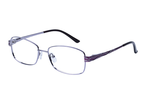 Eyecraft Kayla women's purple glass frames