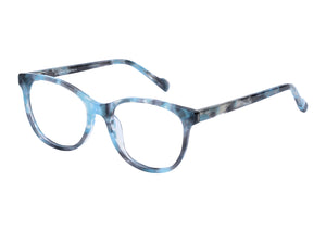 Eyecraft Cassie women's blue glass frames