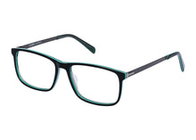 Eyecraft Sebastian men&#39;s shiny black green glass frames
