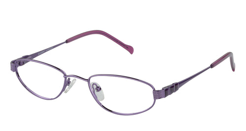 Eyecraft Regina women's purple glass frames