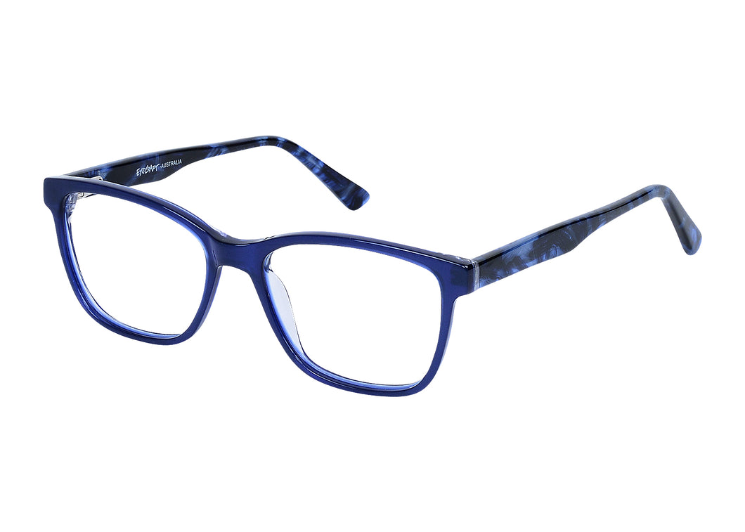 Eyecraft Lima women's blue glass frames