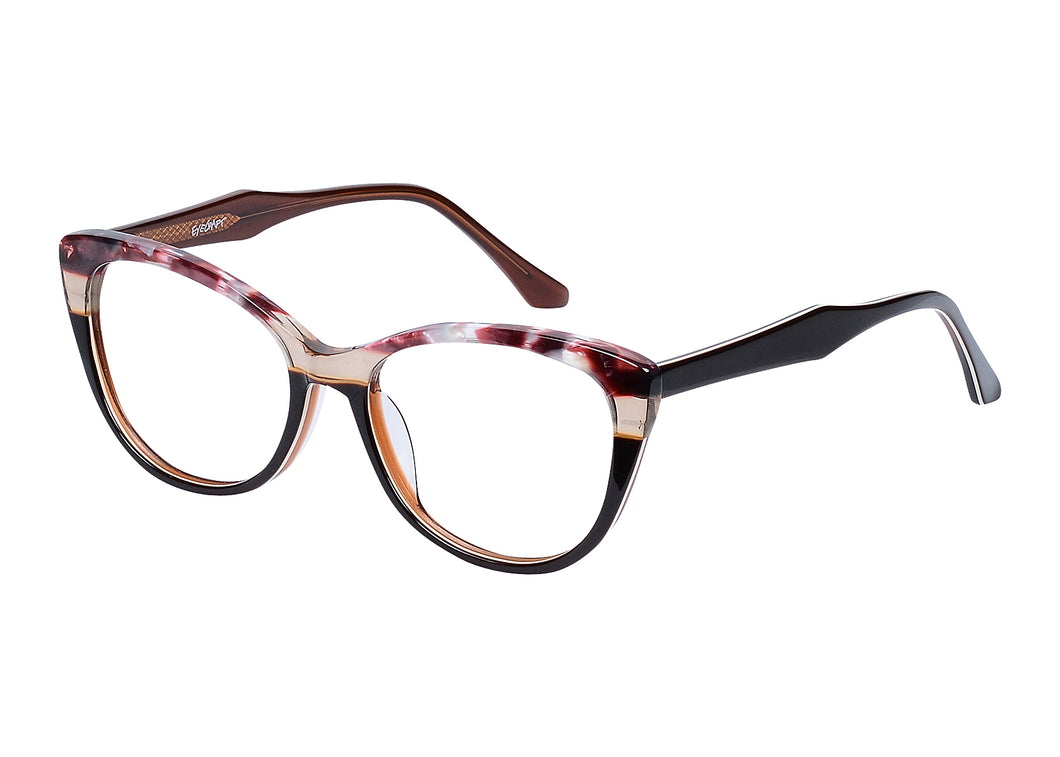 Eyecraft Bambi women's brown glass frames