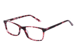 Eyecraft Astor women's red glass frames