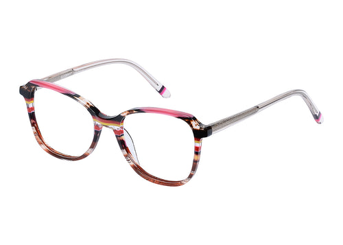 Eyecraft Kammi women's pink mixed glass frames