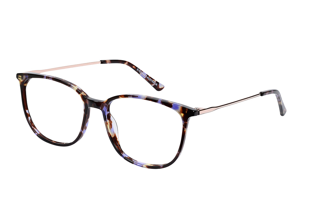 Eyecraft Margaret women's purple glass frames