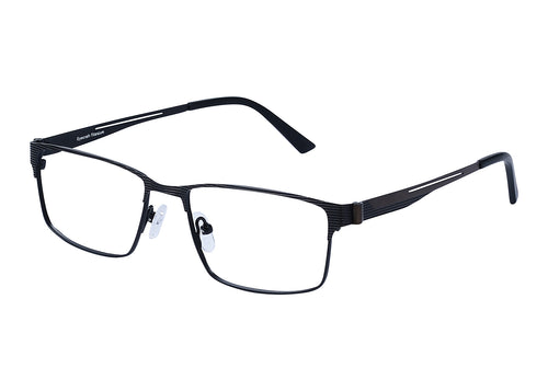 Eyecraft Lawson men's black brown glass frames