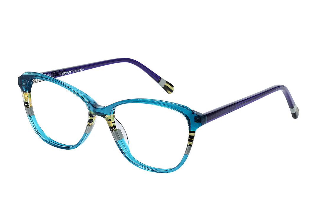 Eyecraft Marta women's turquoise glass frames