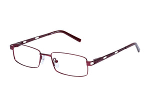 Eyecraft Binge men's red glass frames