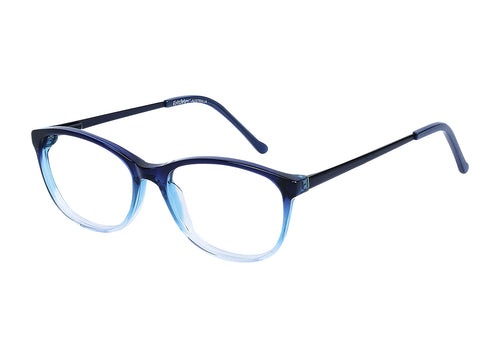 Eyecraft Octavia women's blue glass frames