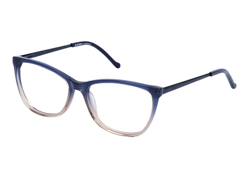 Eyecraft Amity women's blue glass frames