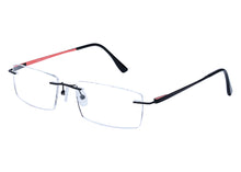 Eyecraft Nifty men&#39;s gunmetal orange glass frames
