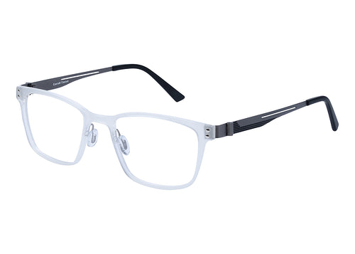 Eyecraft Jason men's crystal gunmetal glass frames