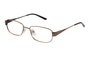 Eyecraft Airlie womens brown glass frames
